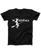 Koszulka Koszulka Damska Wiedźma Czarna - Śmieszne T-Shirty z Nadrukami ?