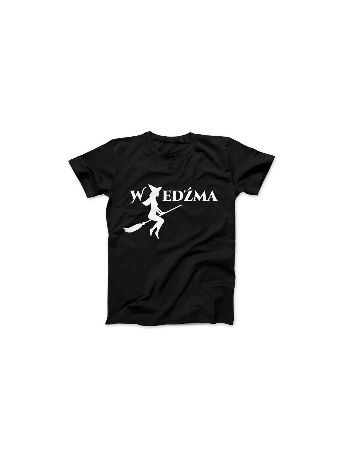 Koszulka Koszulka Damska Wiedźma Czarna - Śmieszne T-Shirty z Nadrukami ?
