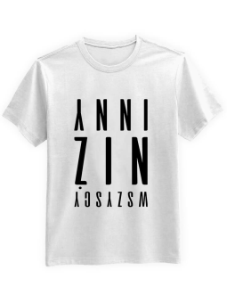 Koszulka Koszulka Męska Inny niż Wszyscy Biała - Śmieszne T-Shirty z Nadrukami ?