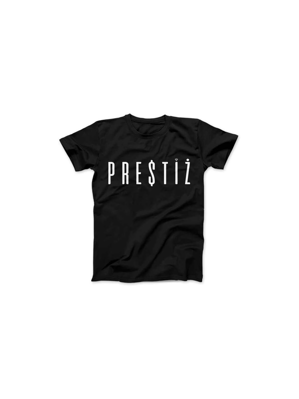 Koszulka Koszulka Damska Prestiż Czarna - Śmieszne T-Shirty z Nadrukami ?