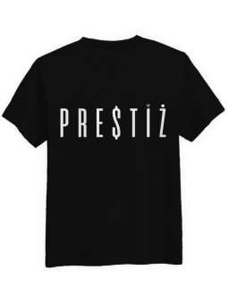 Koszulka Koszulka Męska Prestiż Czarna - Śmieszne T-Shirty z Nadrukami ?