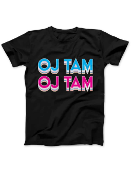 Koszulka Koszulka Damska Oj tam Oj tam Czarna - Śmieszne T-Shirty z Nadrukami ?