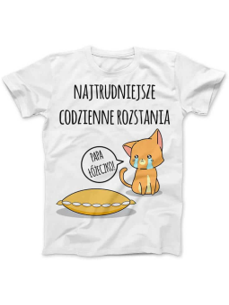 Koszulka Koszulka Damska Pa Pa Łóżeczko Biała - Śmieszne T-Shirty z Nadrukami ?