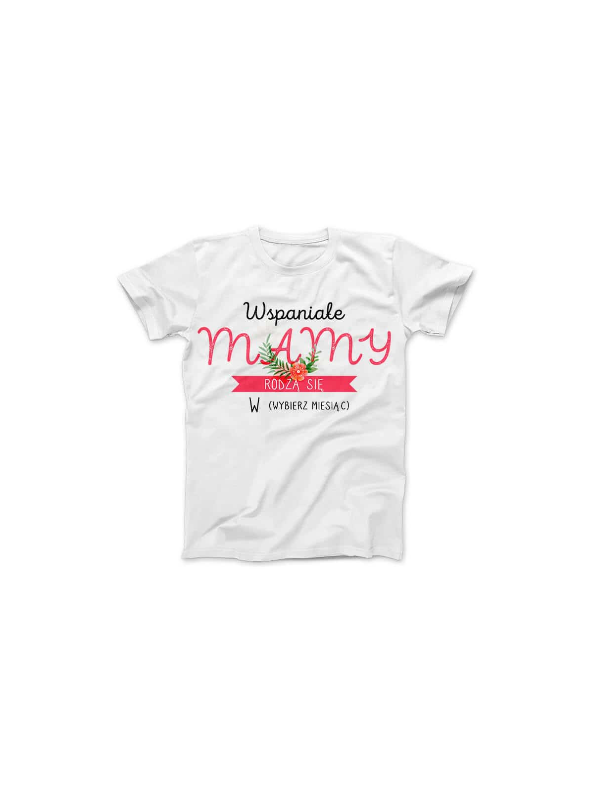 Koszulka Koszulka Damska Wspaniałe Mamy Biała - Śmieszne T-Shirty z Nadrukami ?