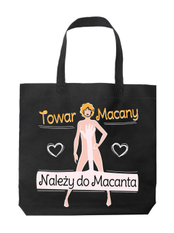 Torba Towar macany Czarna - HiPanda! Śmieszne prezenty z Nadrukami ?