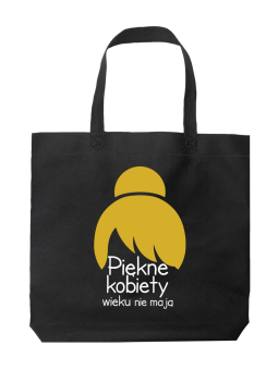 Torba Piękne Kobiety Wieku nie mają Czarna - HiPanda! Śmieszne prezenty z Nadrukami ?