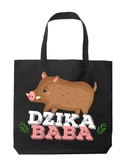 Torba Dzika Baba Czarna - HiPanda! Śmieszne prezenty z Nadrukami ?