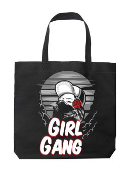 Torba Girl Gang Czarna - HiPanda! Śmieszne prezenty z Nadrukami ?