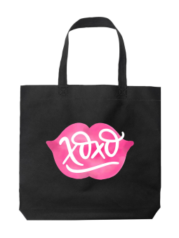 Torba XOXO Czarna - Prezent na Walentynki dla Zakochanych ?