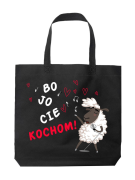 Torba Bo Jo Cie Kochom Czarna - Prezent na Walentynki dla Zakochanych ?