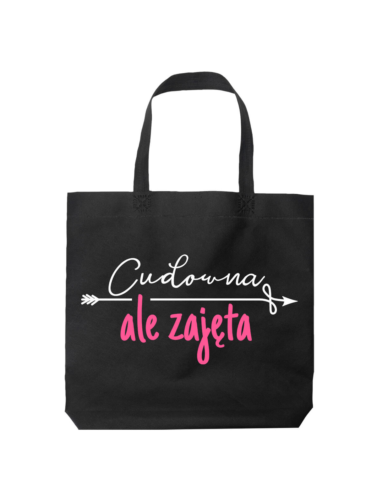 Torba Cudowna ale zajęta Czarna - HiPanda! Śmieszne prezenty z Nadrukami ?