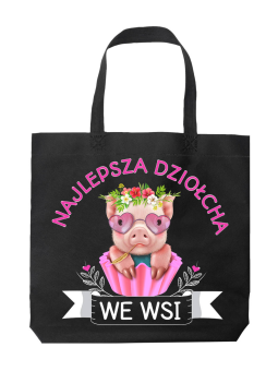 Torba Najlepsza Dziołcha We Wsi Czarna - HiPanda! Śmieszne prezenty z Nadrukami ?