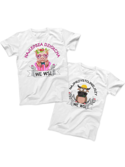 Zestaw koszulek Najlepsi we Wsi Biała - HiPanda.pl