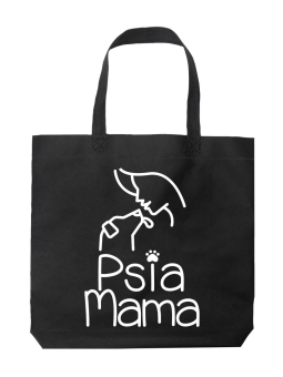 Torba Psia Mama Czarna - HiPanda! Śmieszne prezenty z Nadrukami ?