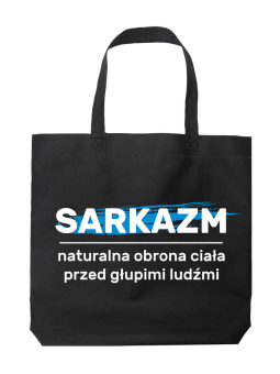 Torba Sarkazm Czarna - HiPanda! Śmieszne prezenty z Nadrukami ?