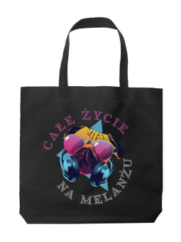 Torba Całe życie na Melanżu Czarna - HiPanda! Śmieszne prezenty z Nadrukami ?