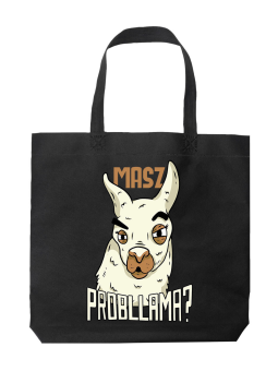 Torba Masz Probllama Czarna - HiPanda! Śmieszne prezenty z Nadrukami ?