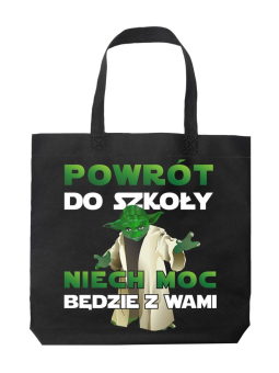 Torba Moc powrotu do szkoły Czarna - HiPanda! Śmieszne prezenty z Nadrukami ?