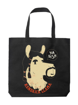 Torba Kendrick Llama Czarna - HiPanda! Śmieszne prezenty z Nadrukami ?