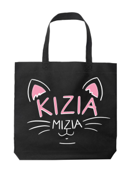 Torba Kizia Mizia Czarna - HiPanda! Śmieszne prezenty z Nadrukami ?