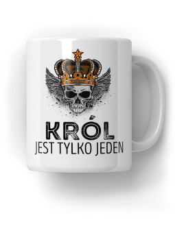 Kubek Król jest tylko jeden - HiPanda! Śmieszne Prezenty z Nadrukami ?