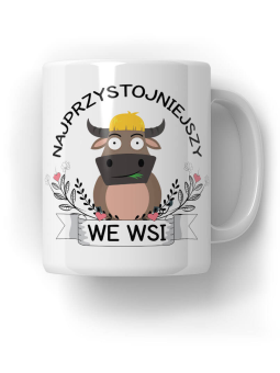 Kubek Najprzystojniejszy we wsi - HiPanda! Śmieszne Prezenty z Nadrukami ?