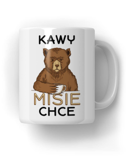 Kubek Kawy MiSie Chce - HiPanda! Śmieszne Prezenty z Nadrukami ?