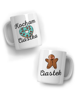 Zestaw Kubków Kocham Ciastka - HiPanda! Śmieszne Prezenty z Nadrukami ?