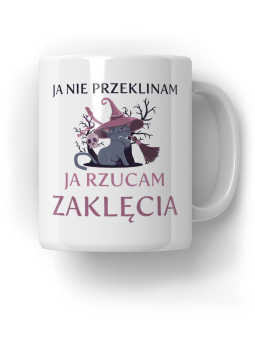 Kubek Ja nie przeklinam - Śmieszne Prezenty z Nadrukami ?