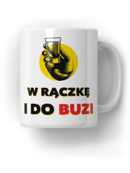 Kubek W rączkę i do Buzi - HiPanda! Śmieszne Prezenty z Nadrukami ?