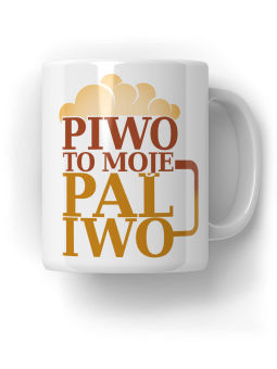 Kubek Piwo To Moje Paliwo - HiPanda! Śmieszne Prezenty z Nadrukami ?