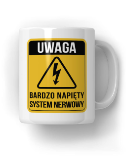 Kubek Napięty System Nerwowy - HiPanda! Śmieszne Prezenty z Nadrukami ?