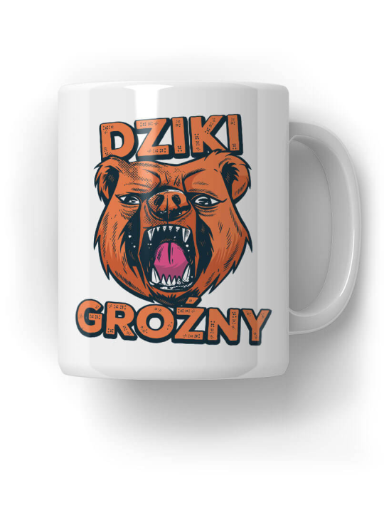 Kubek Dziki i Groźny - HiPanda! Śmieszne Prezenty z Nadrukami ?