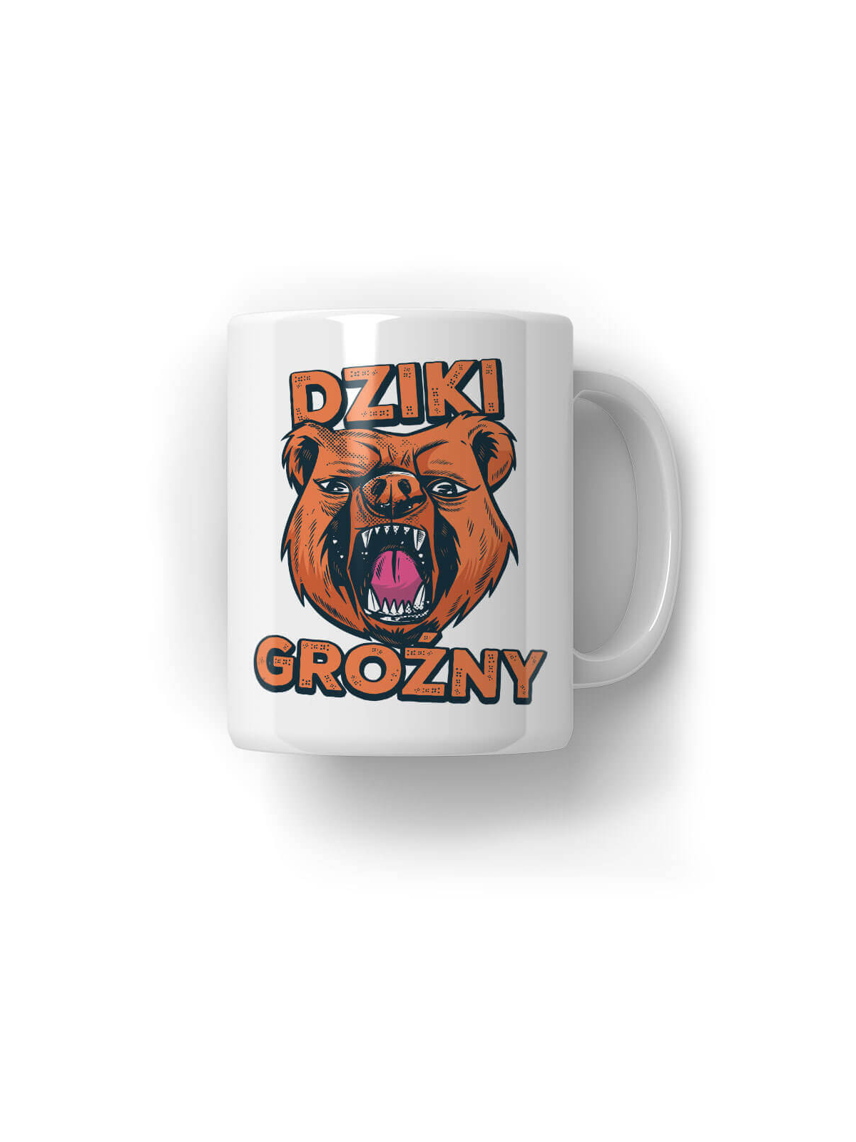 Kubek Dziki i Groźny - HiPanda! Śmieszne Prezenty z Nadrukami ?