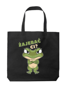 Torba Żajebać Ci Czarna - HiPanda! Śmieszne prezenty z Nadrukami ?