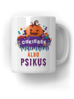 Kubek Cukierek albo psikus - HiPanda! Śmieszne Prezenty z Nadrukami ?