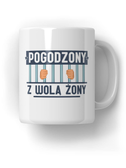 Kubek Pogodzony z wolą żony - HiPanda! Śmieszne Prezenty z Nadrukami ?