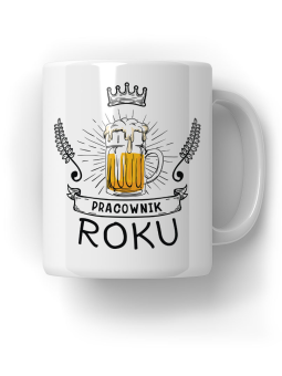 Kubek Pracownik Roku - HiPanda! Śmieszne Prezenty z Nadrukami ?