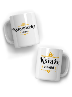 Zestaw kubków Zestaw Księżniczka Książe - HiPanda! Śmieszne Prezenty z Nadrukami ?