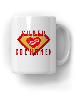 Kubek Super Kochanek - HiPanda! Śmieszne Prezenty z Nadrukami ?