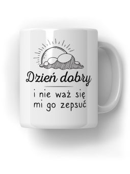 Kubek Dzień dobry - HiPanda! Śmieszne Prezenty z Nadrukami ?