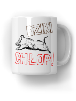 Kubek Dziki Chłop - HiPanda! Śmieszne Prezenty z Nadrukami ?