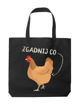 Torba Zgadnij Co Czarna - HiPanda! Śmieszne prezenty z Nadrukami ?