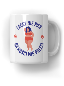 Kubek Facet nie Pies na Kości nie Poleci - HiPanda! Śmieszne Prezenty z Nadrukami ?