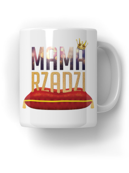 Kubek Mama Rządzi - HiPanda! Śmieszne Prezenty z Nadrukami ?