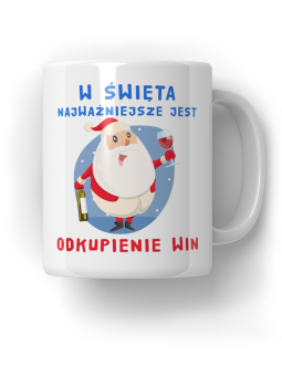 Kubek Odkupienie Win - HiPanda! Śmieszne Prezenty z Nadrukami ?