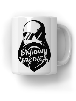 Kubek Stylowy Brodacz - HiPanda! Śmieszne Prezenty z Nadrukami ?