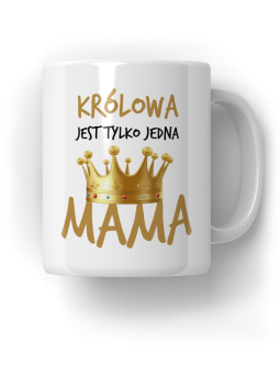 Kubek Mama Królowa - HiPanda! Śmieszne Prezenty z Nadrukami ?