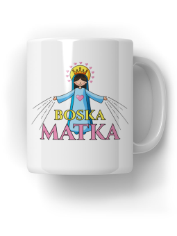 Kubek Boska Matka - HiPanda! Śmieszne Prezenty z Nadrukami ?