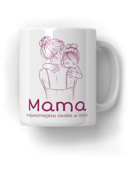 Kubek Mama Najważniejsza Osoba W Życiu - HiPanda! Śmieszne Prezenty z Nadrukami ?